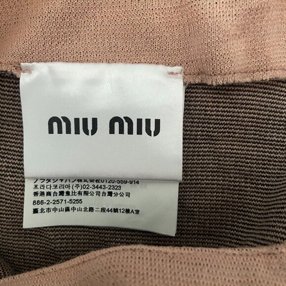 MIU MIU Pink Petal Stripes Pants with tags - Picture 7 of 7